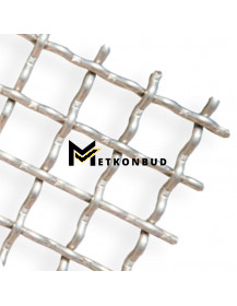 Канілірована сітка складно-рифлена Оцинкована 25х25х2,5 мм